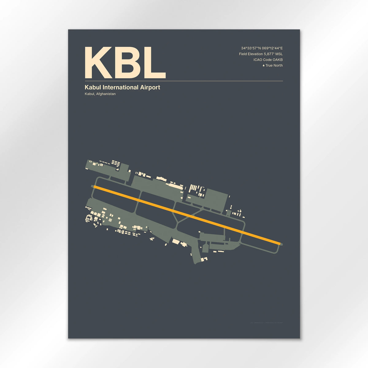 KBL Airport Diagram