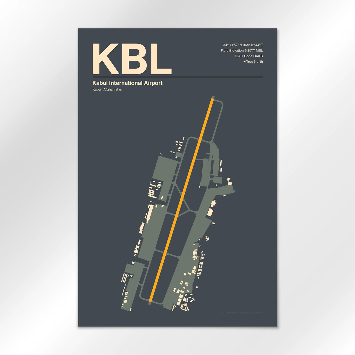 KBL Airport Diagram