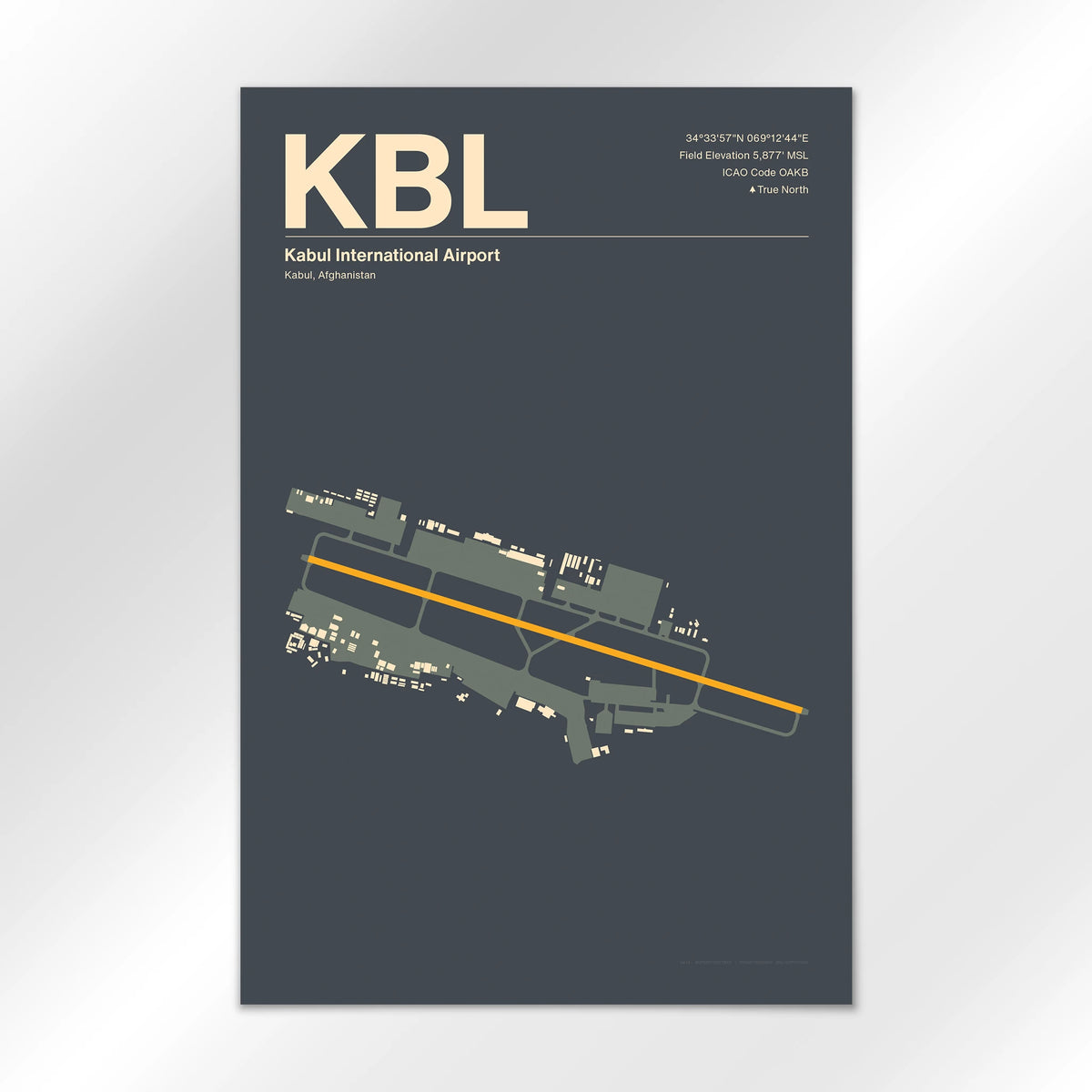 KBL Airport Diagram