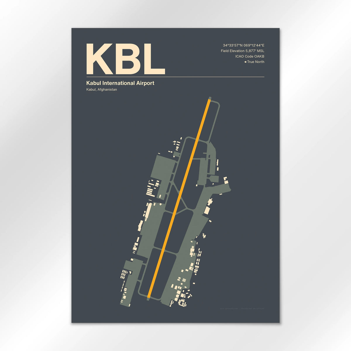 KBL Airport Diagram