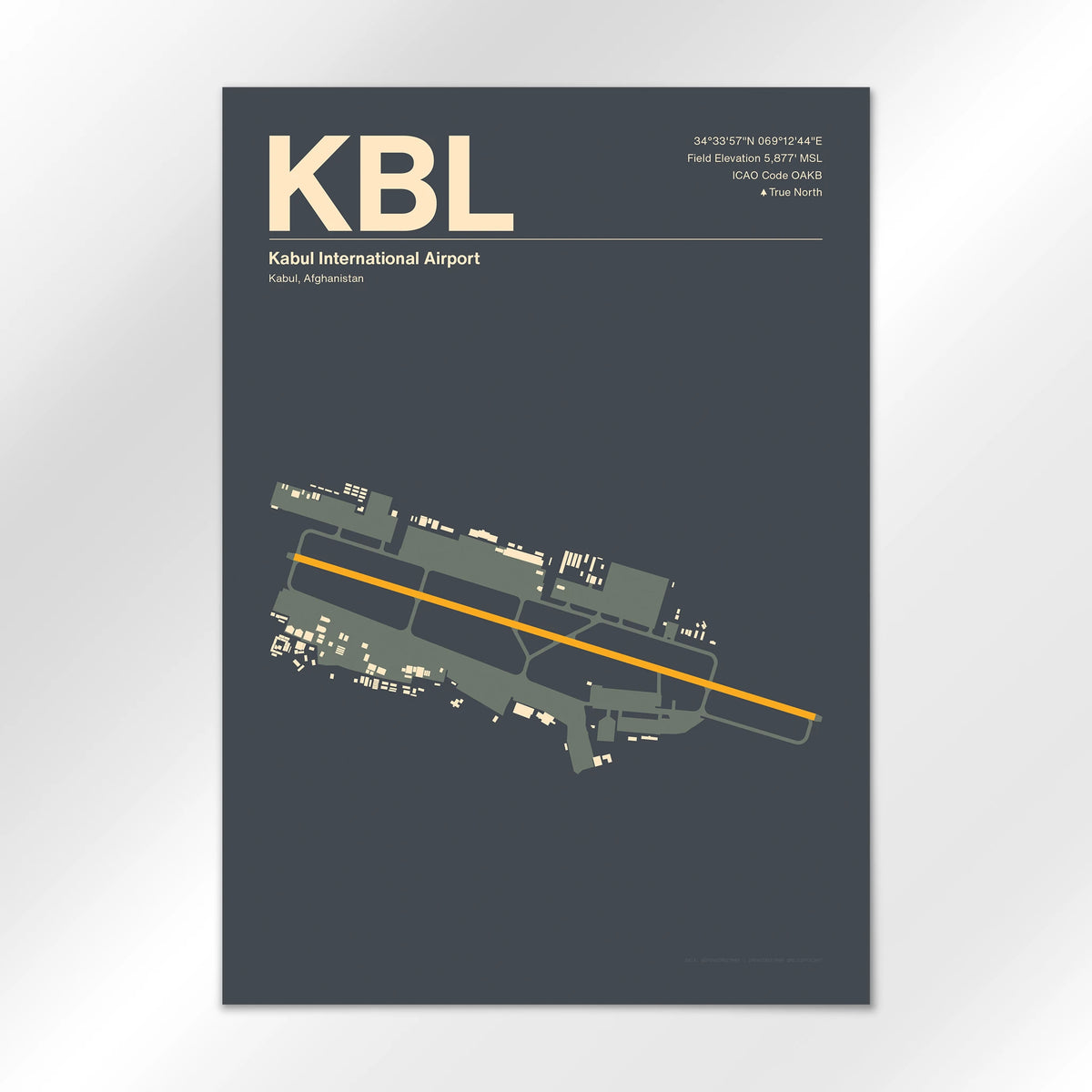KBL Airport Diagram