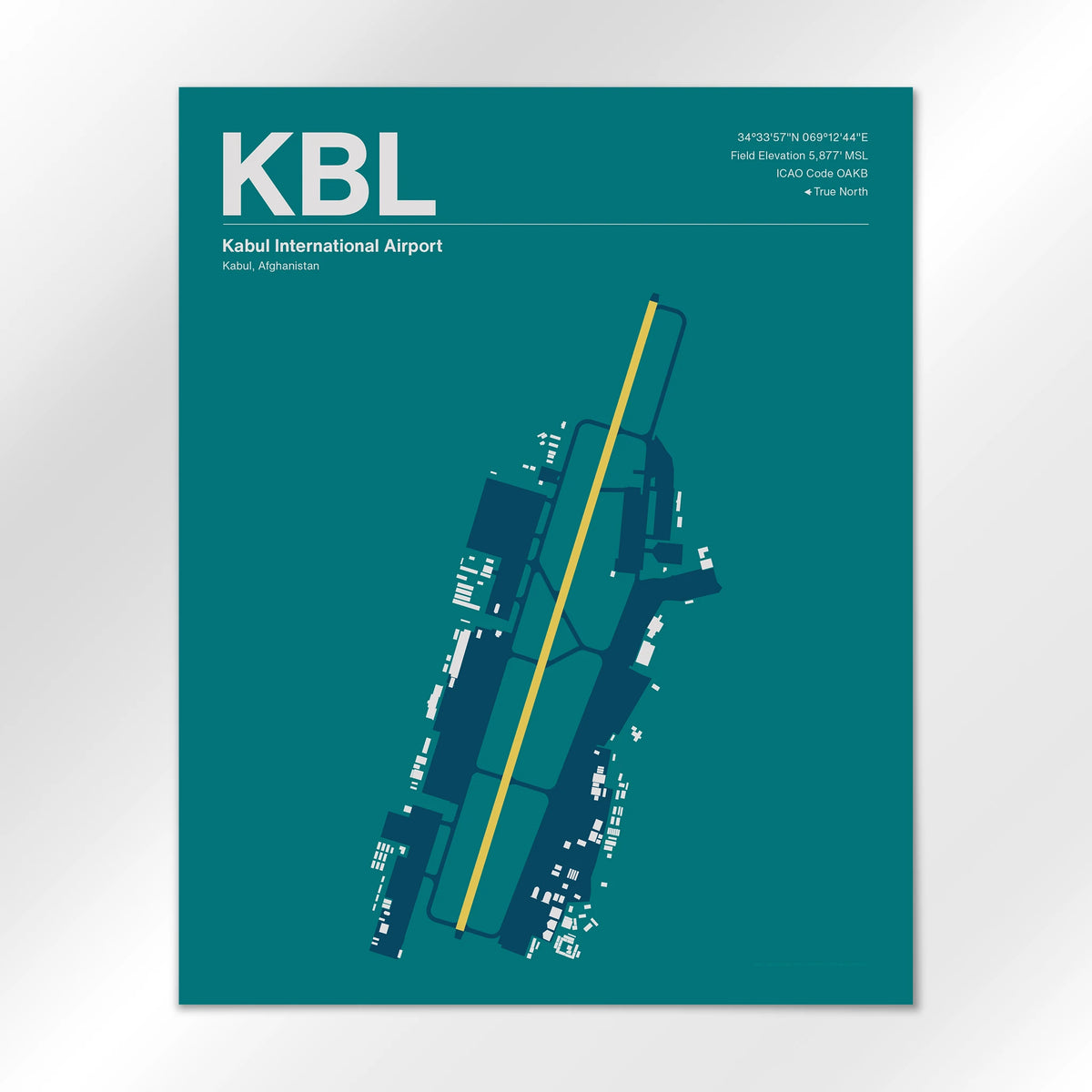 KBL Airport Diagram