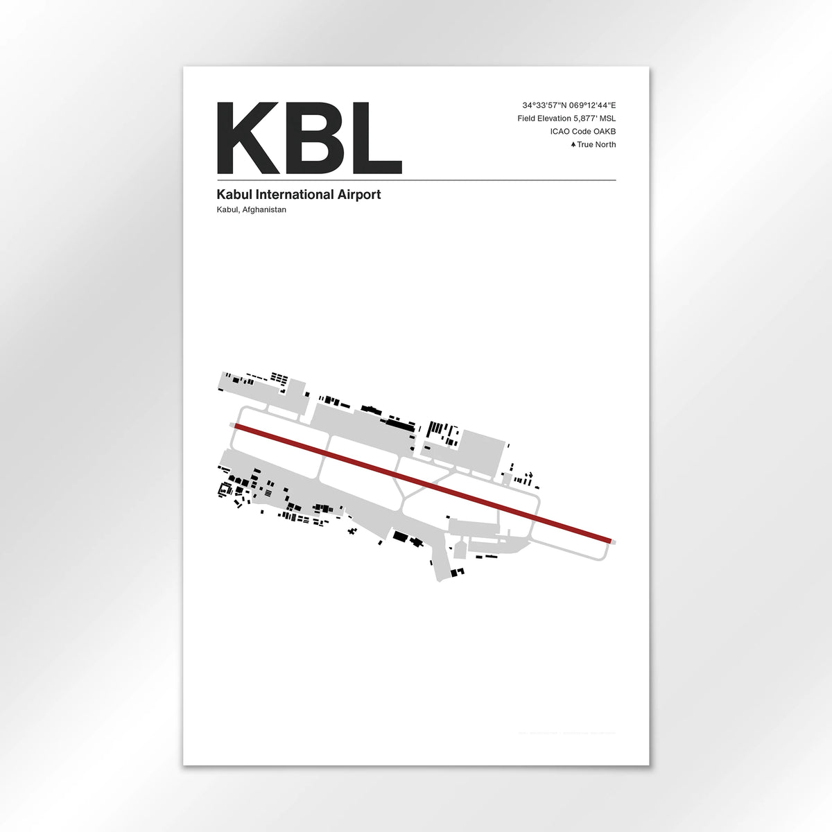 KBL Airport Diagram