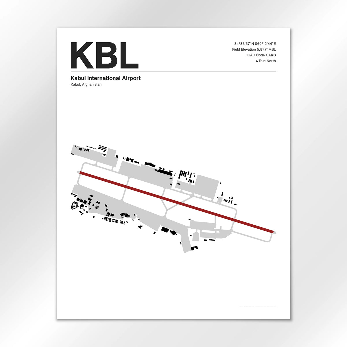 KBL Airport Diagram