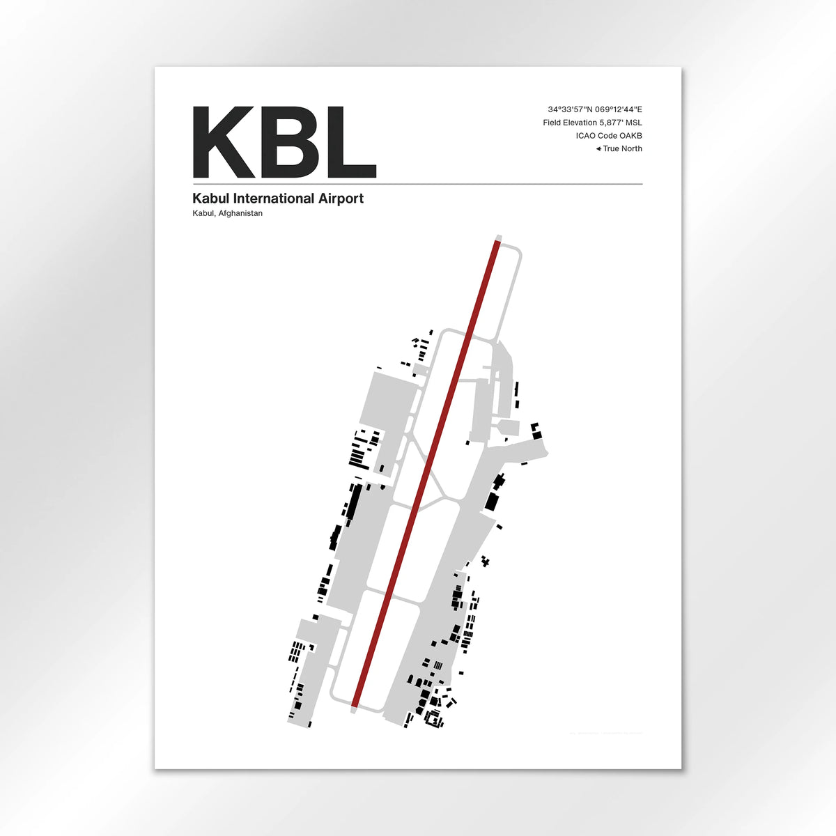 KBL Airport Diagram