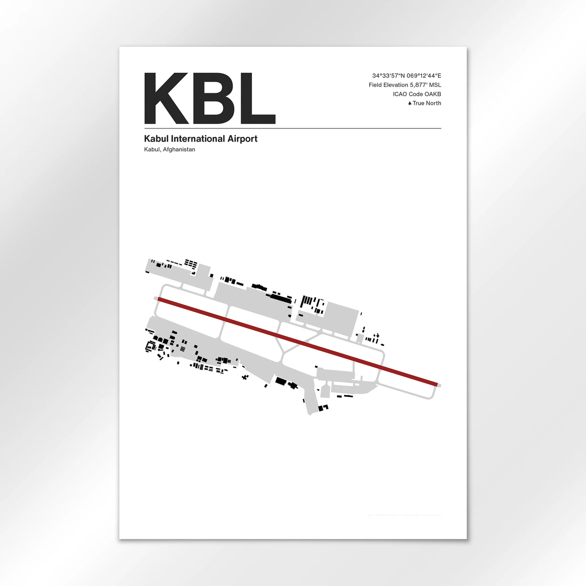 KBL Airport Diagram