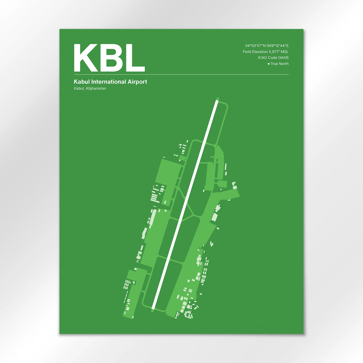 KBL Airport Diagram