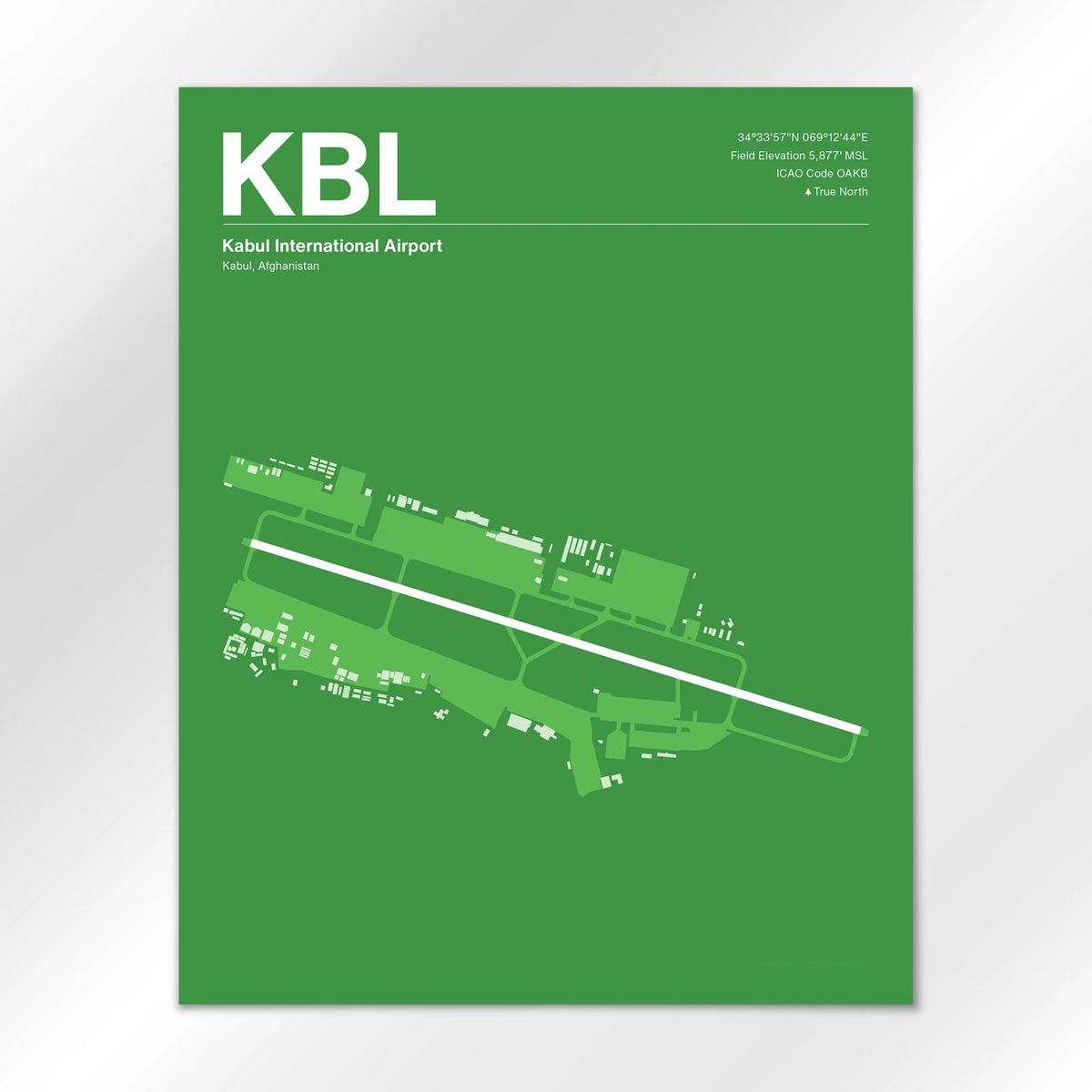 KBL Airport Diagram