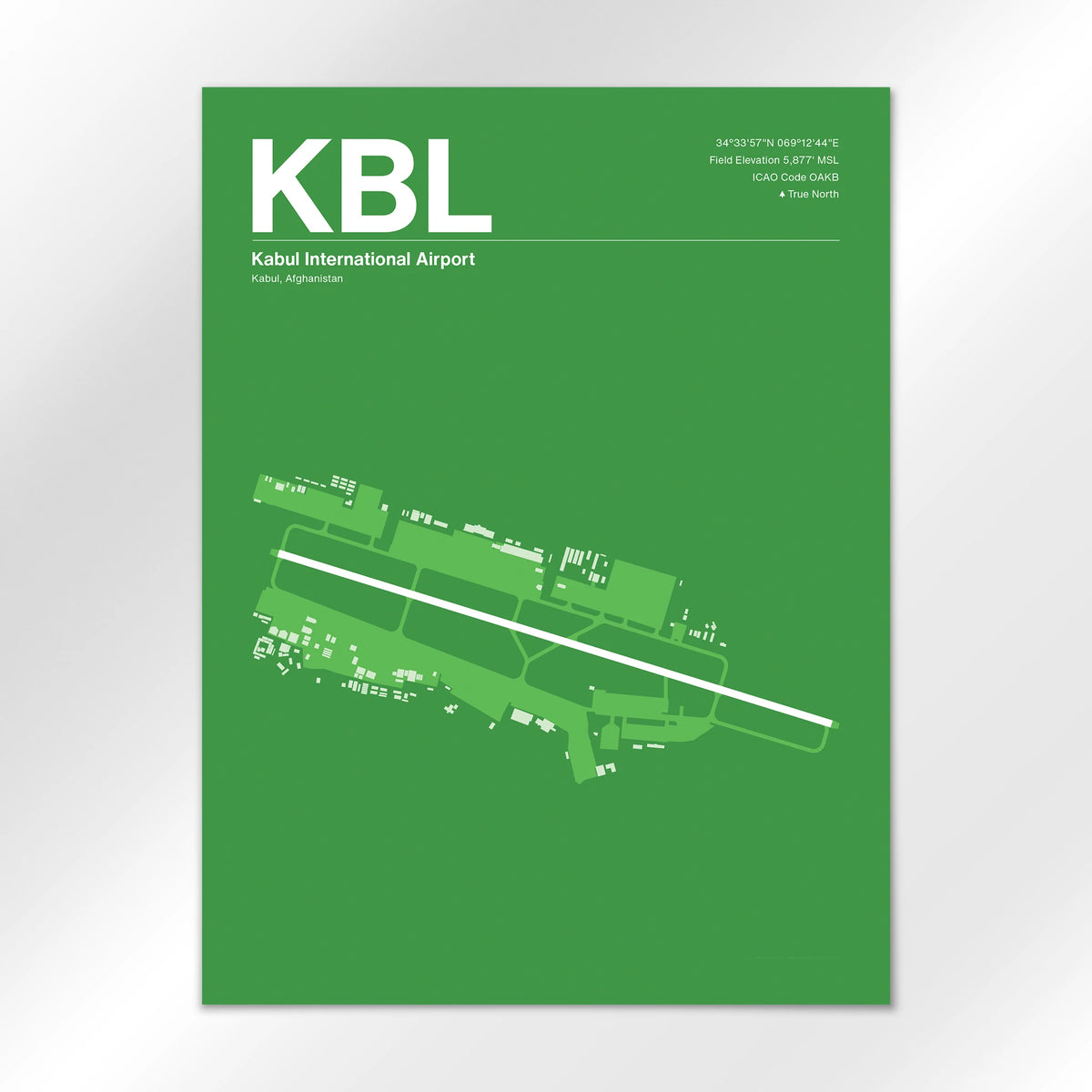 KBL Airport Diagram