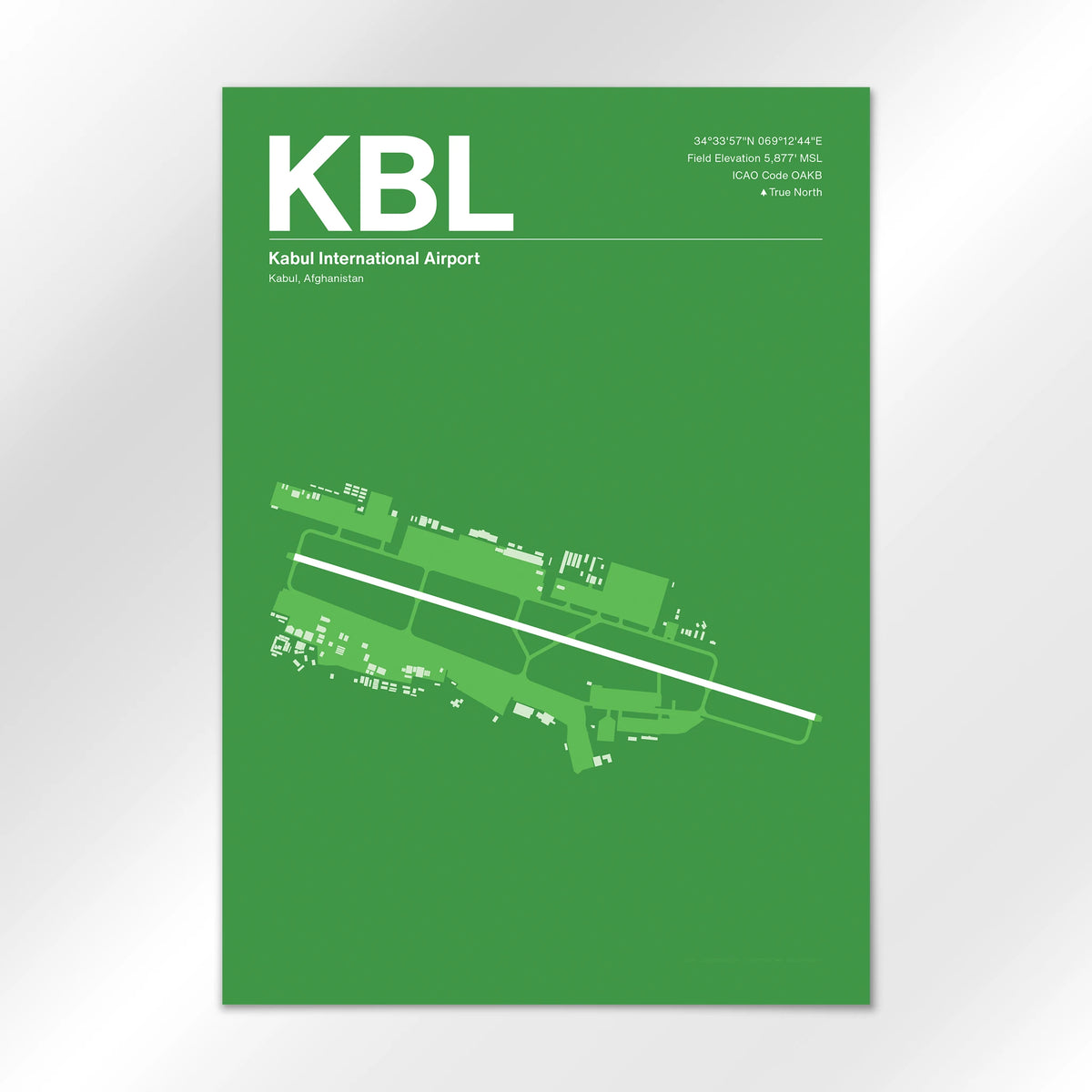 KBL Airport Diagram