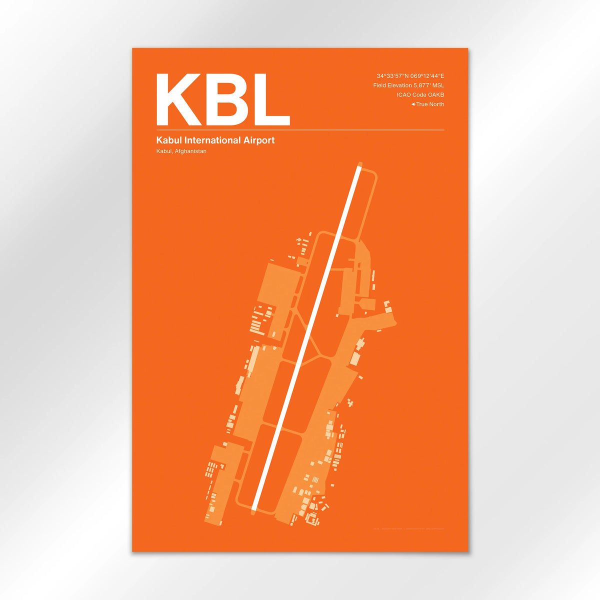 KBL Airport Diagram