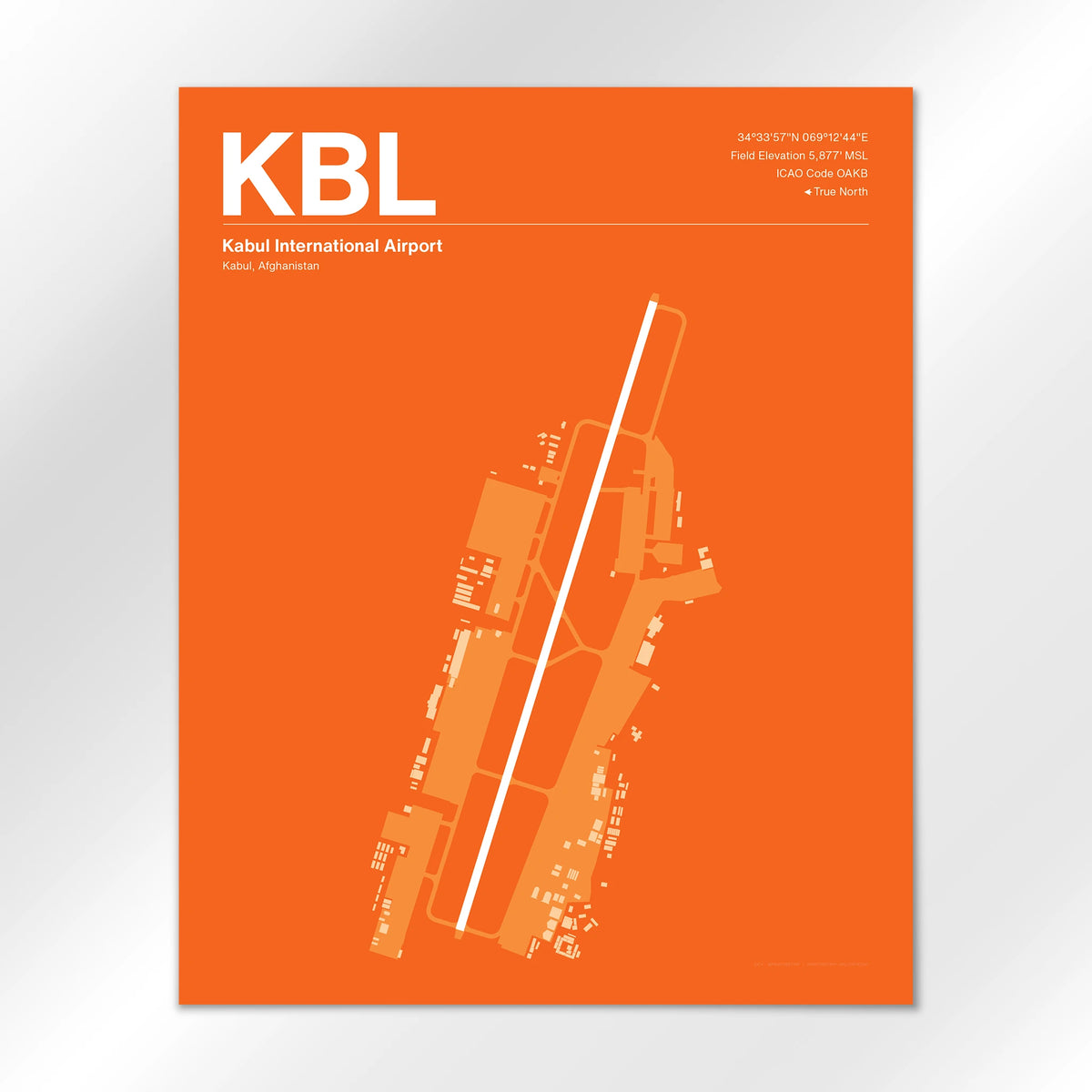 KBL Airport Diagram