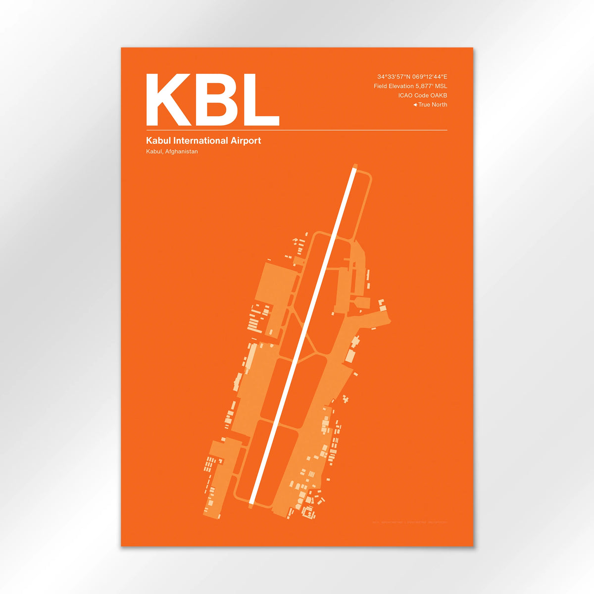 KBL Airport Diagram