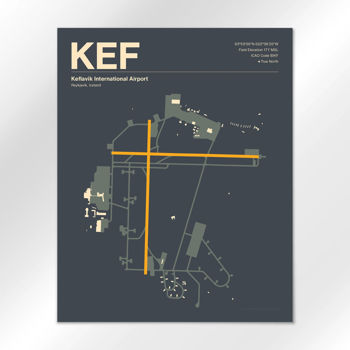 KEF Airport Diagram