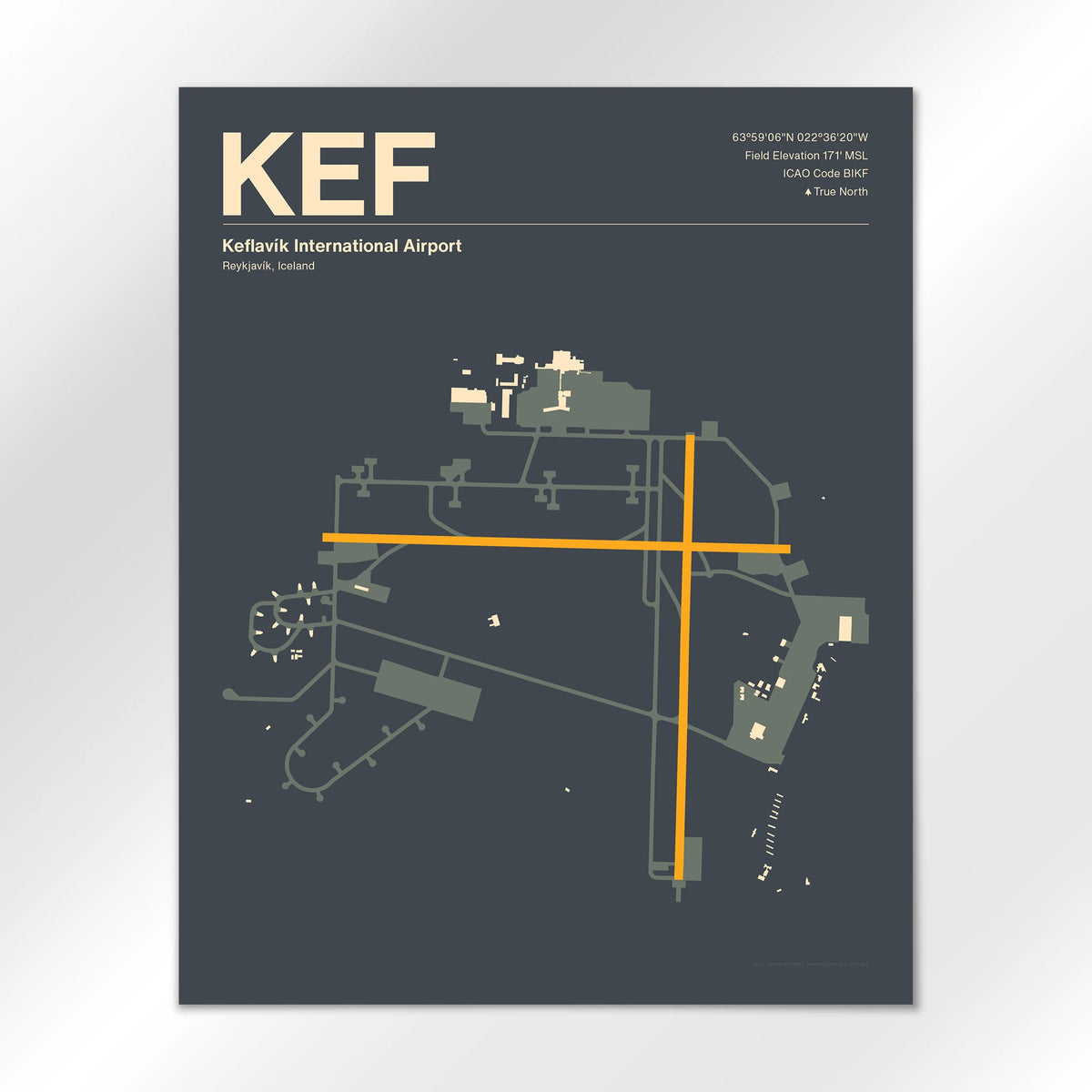 KEF Airport Diagram