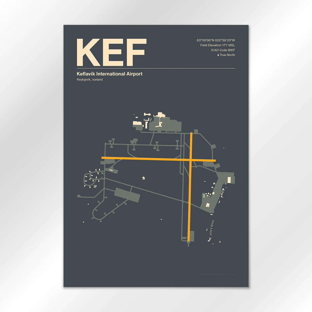 KEF Airport Diagram