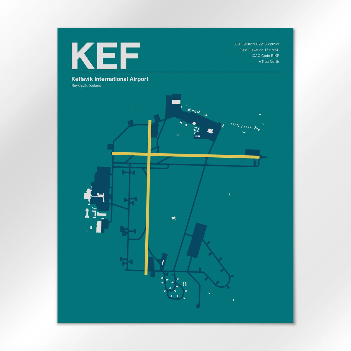 KEF Airport Diagram