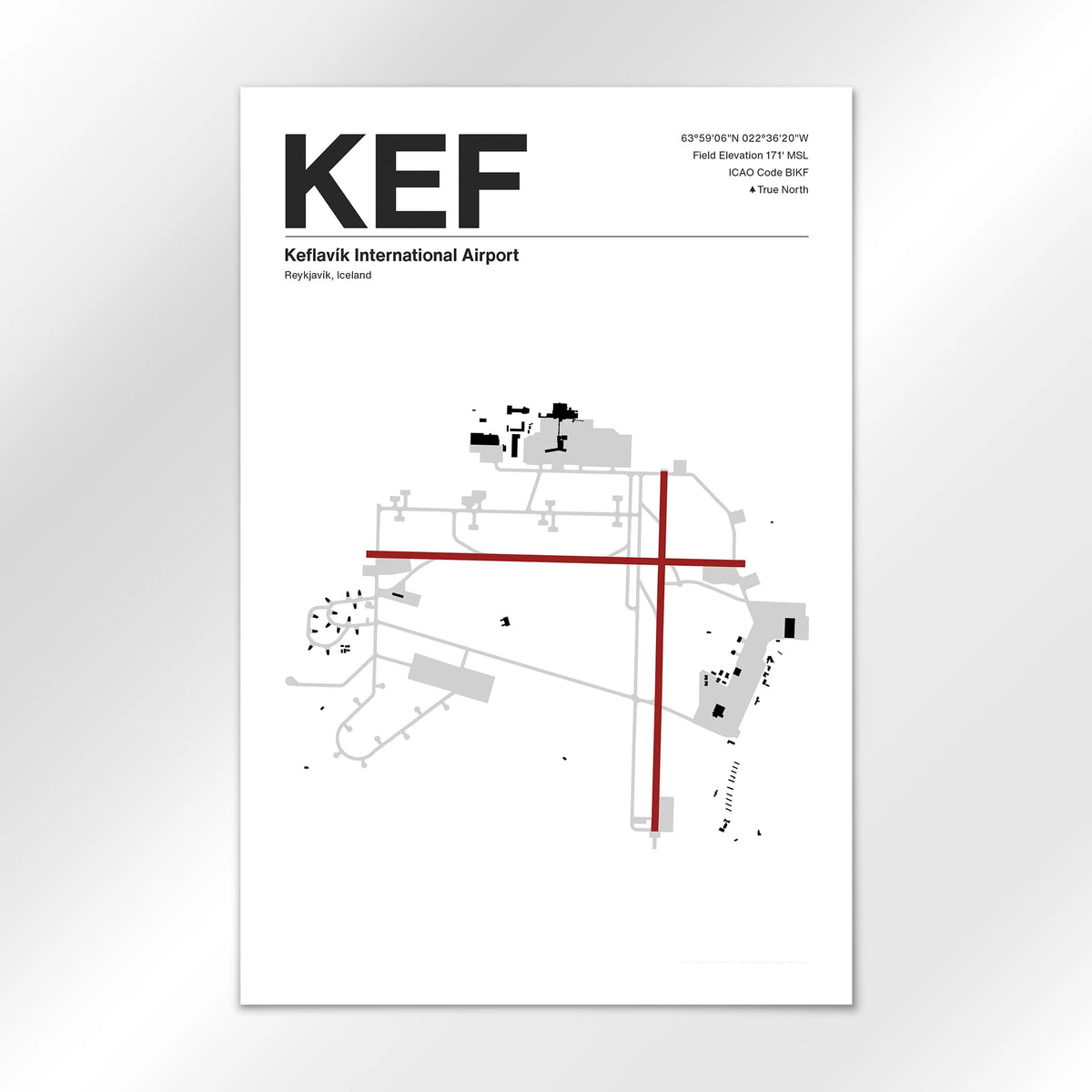 KEF Airport Diagram