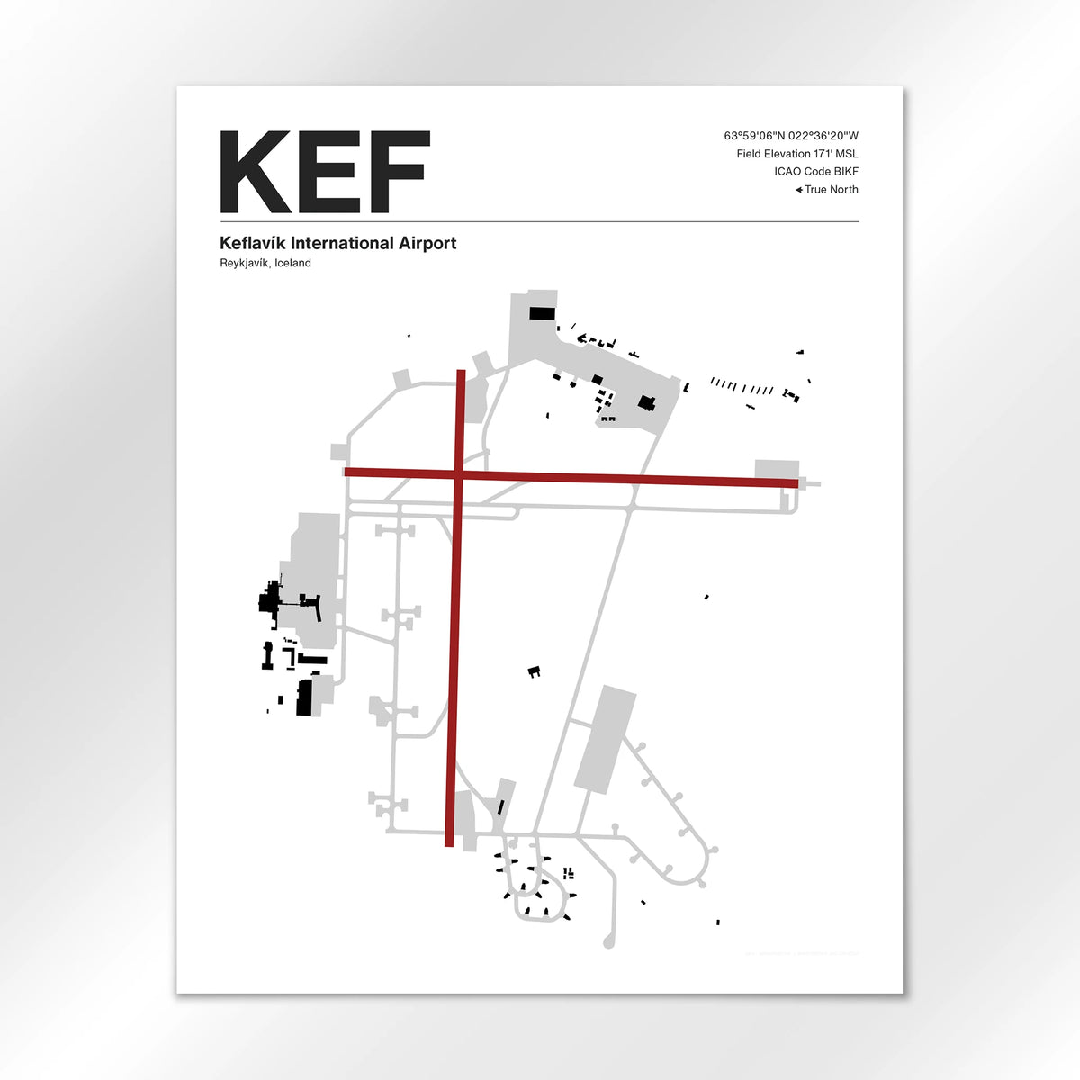 KEF Airport Diagram