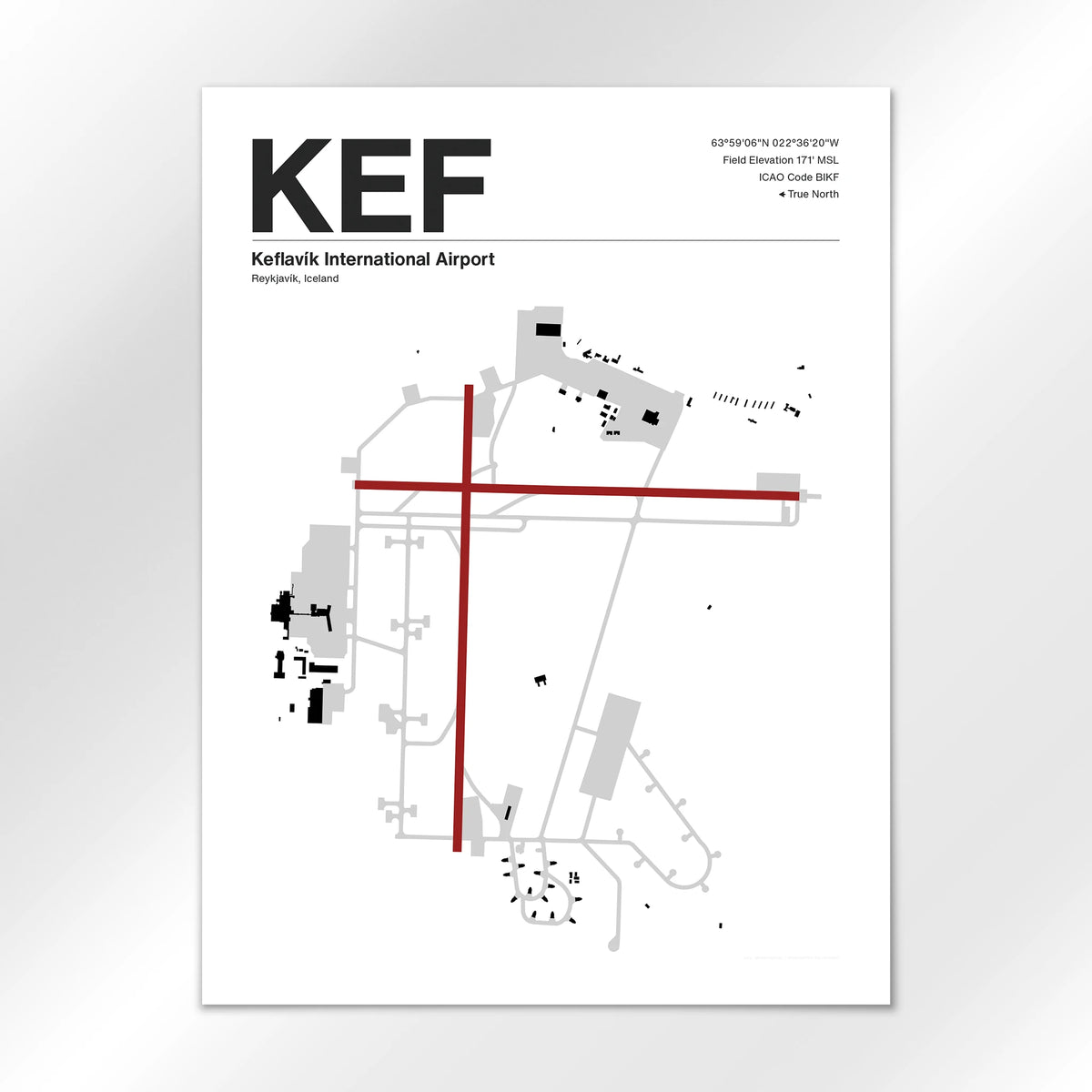 KEF Airport Diagram
