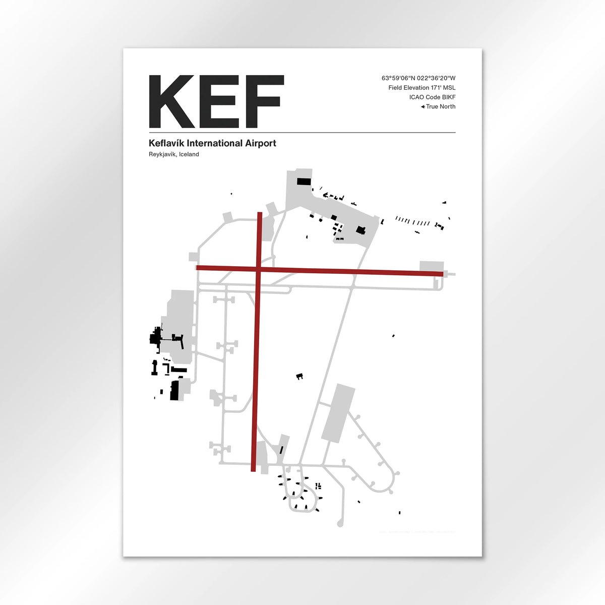KEF Airport Diagram
