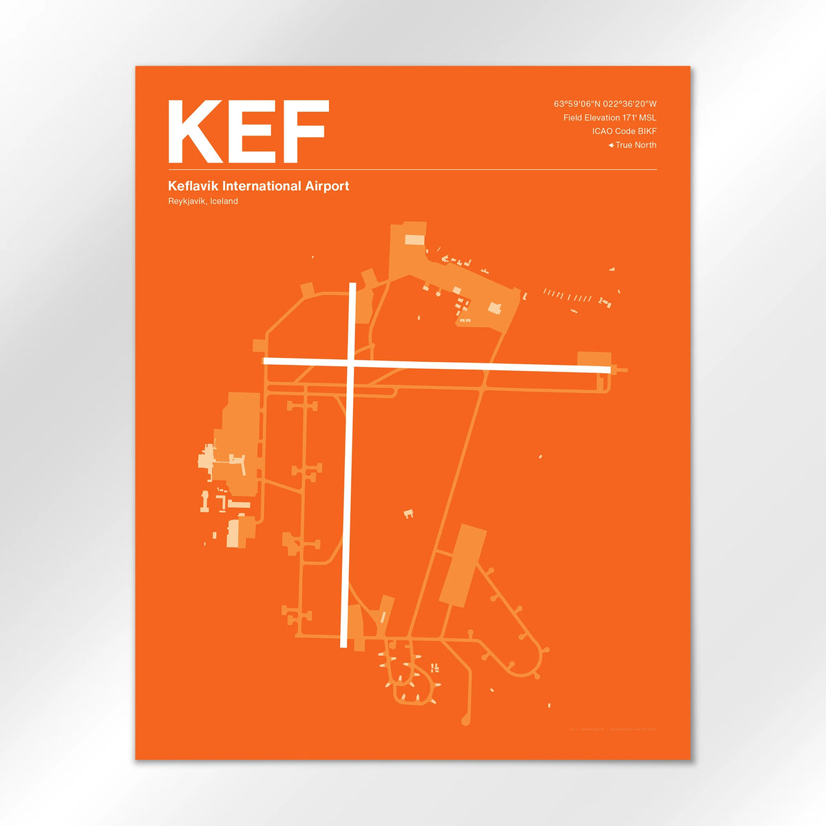 KEF Airport Diagram