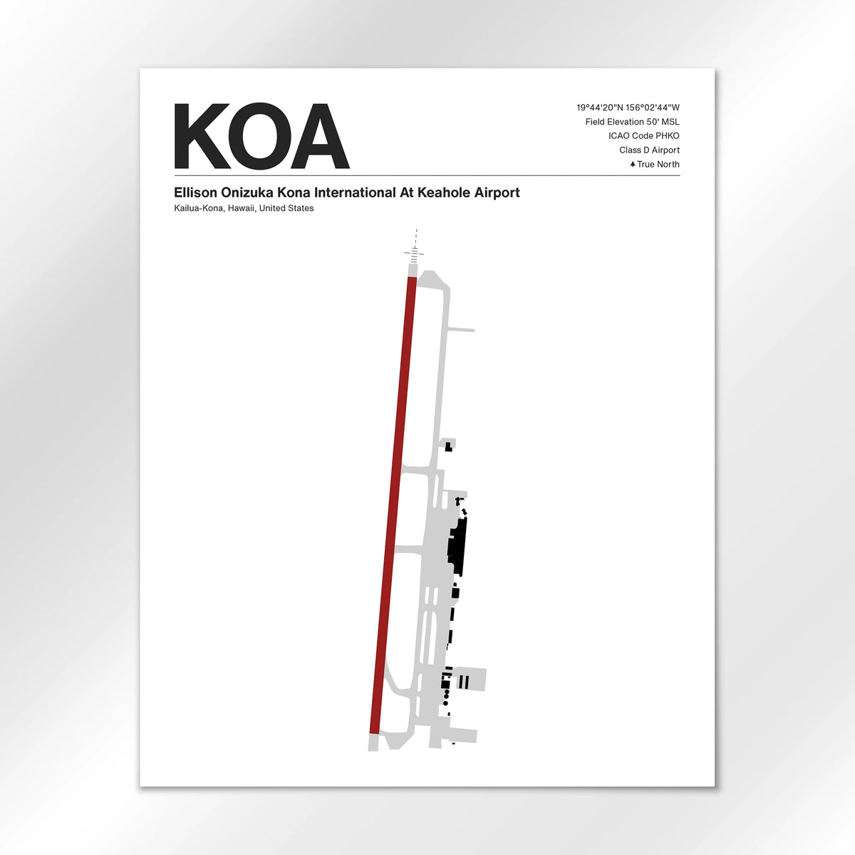 KOA Airport Diagram