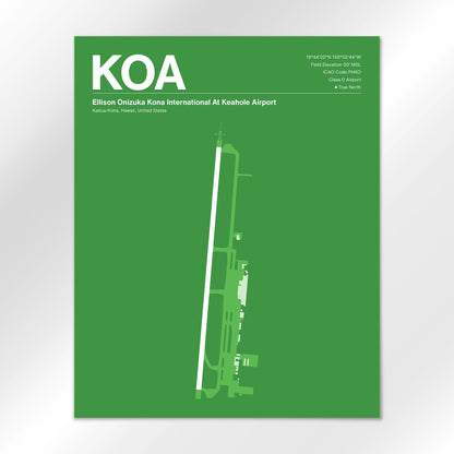 KOA Airport Diagram