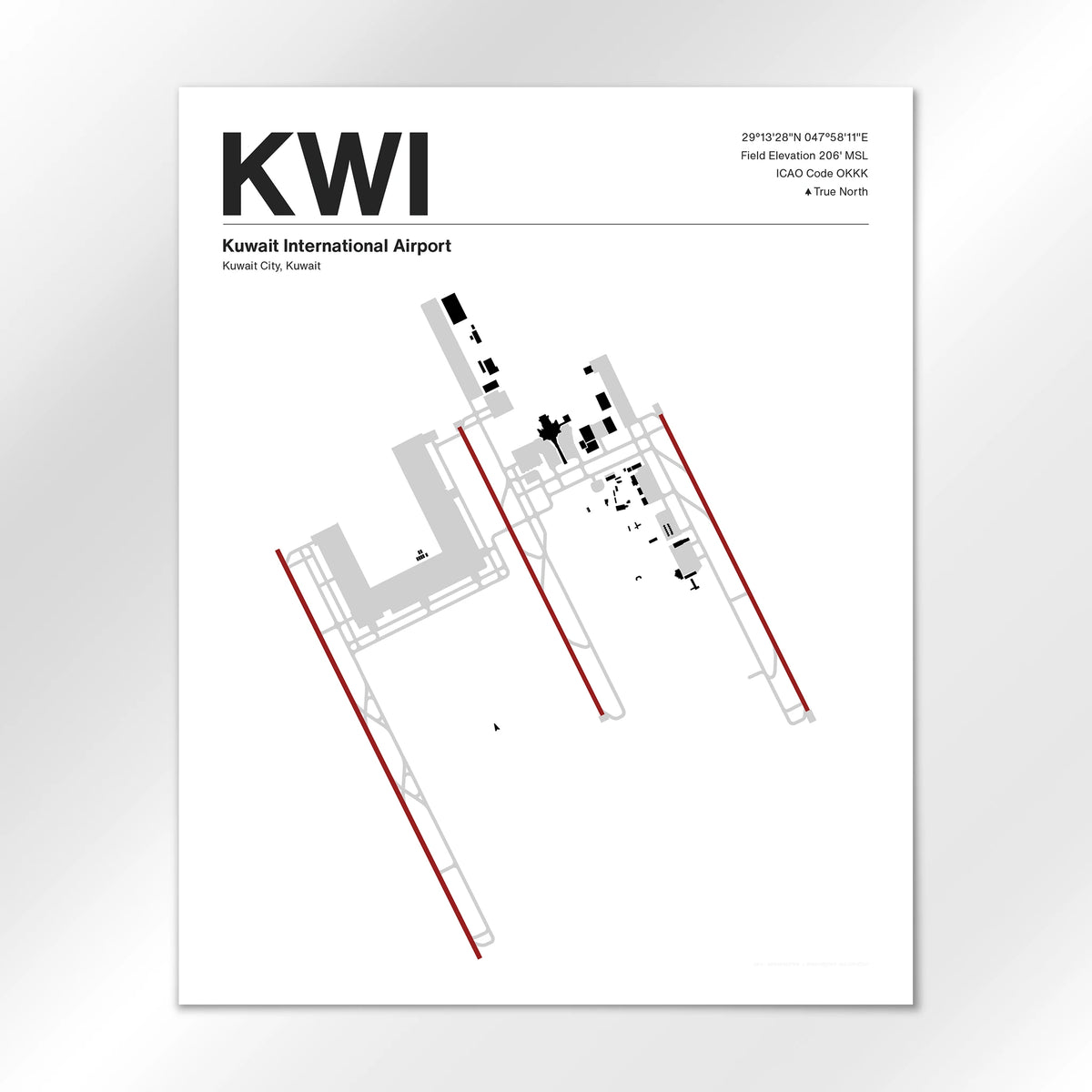 KWI Airport Diagram