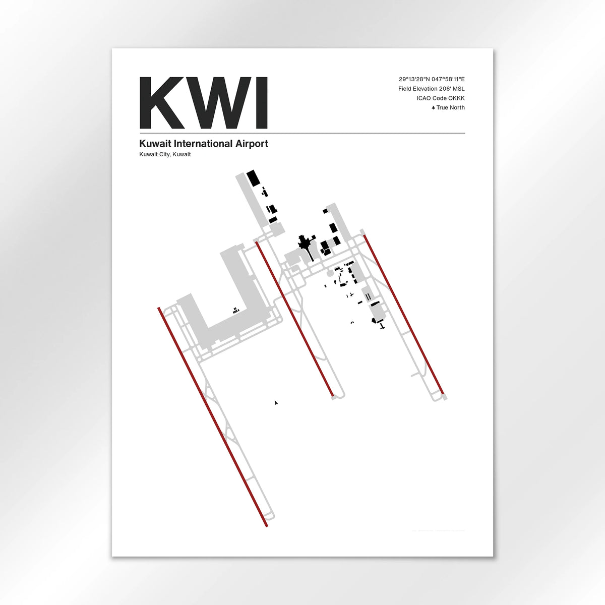 KWI Airport Diagram