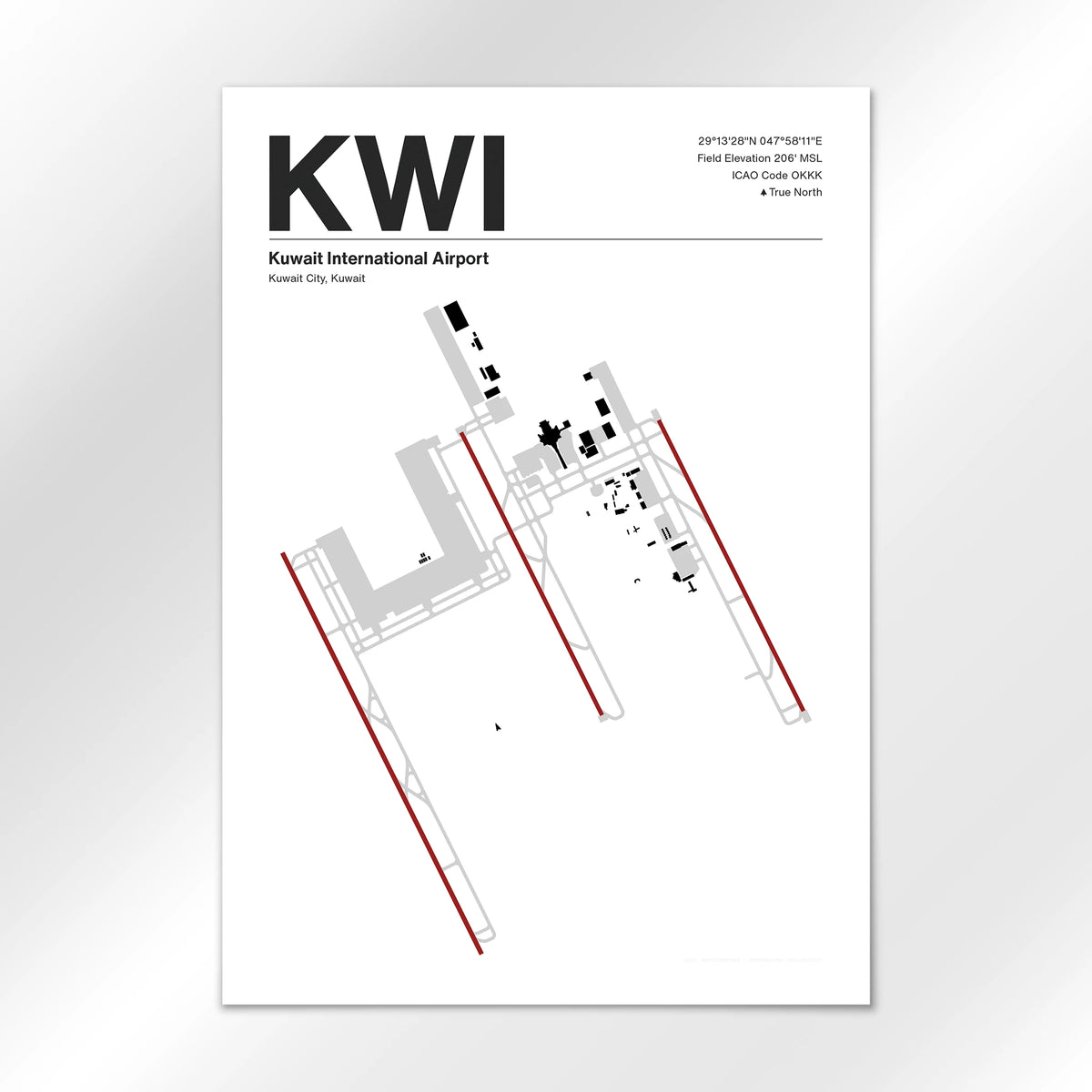 KWI Airport Diagram