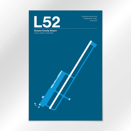 L52 | Oceano - Skyline Blue - 12×18" - No Frame