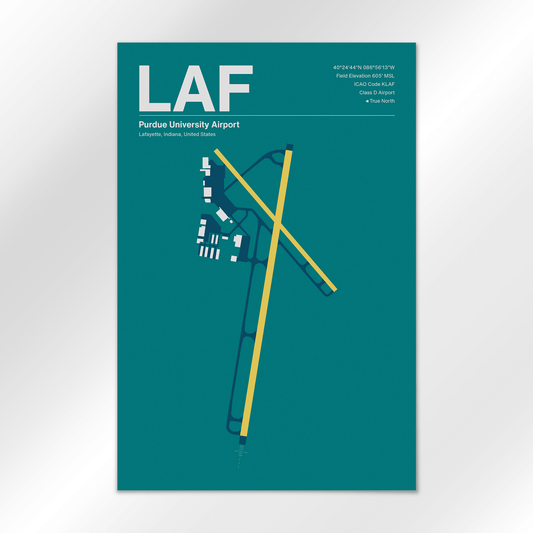 LAF | Lafayette - Mid - Century Moss - 12×18" - No Frame
