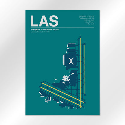 LAS | Las Vegas - Mid - Century Moss - A1 - No Frame