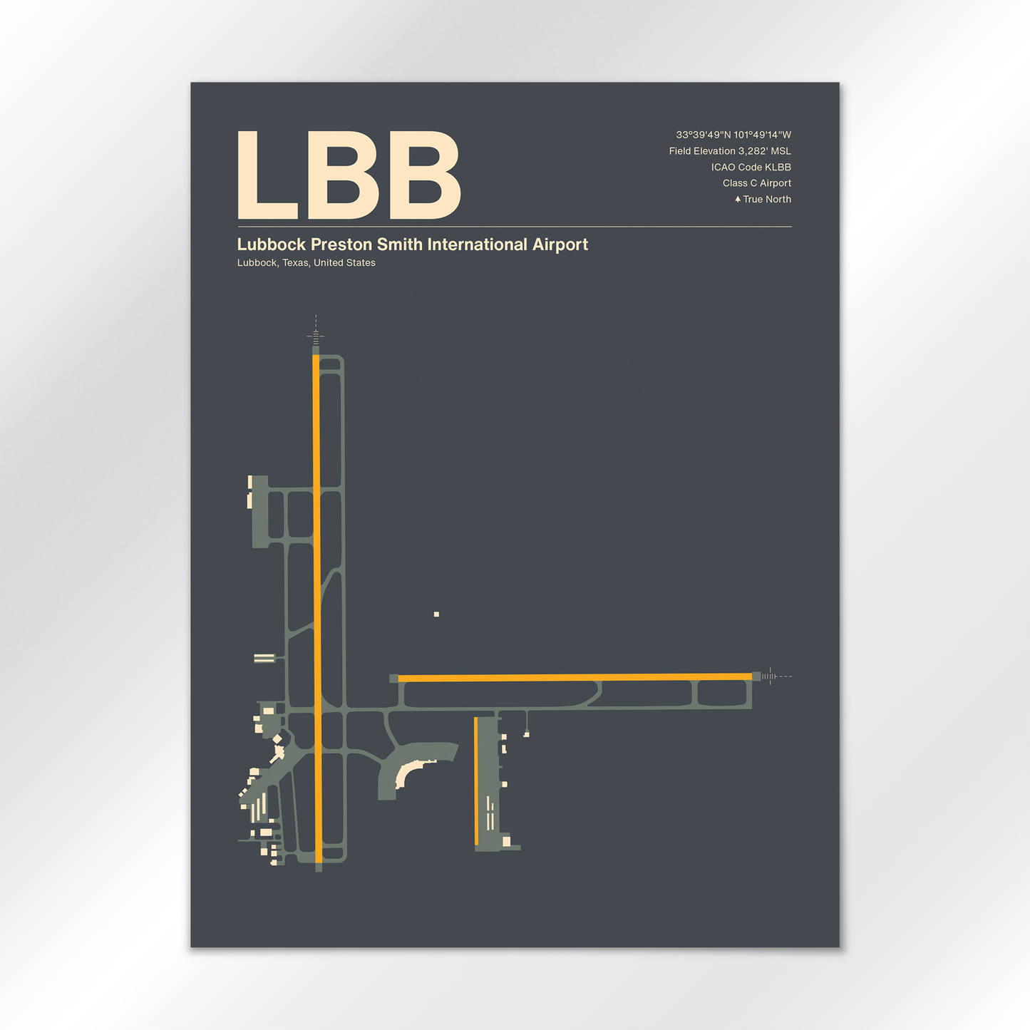 LBB Airport Diagram
