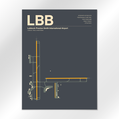 LBB Airport Diagram