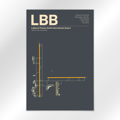 LBB Airport Diagram