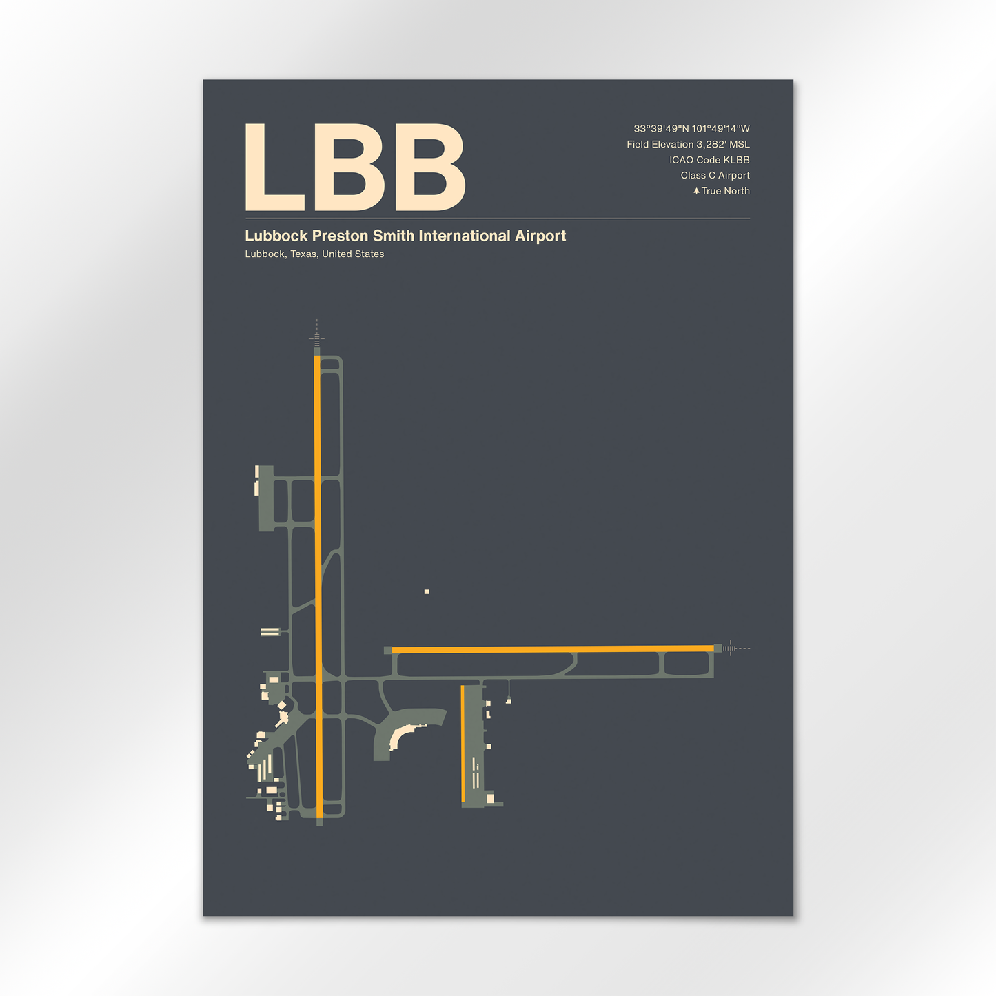 LBB Airport Diagram