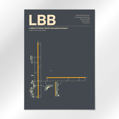 LBB Airport Diagram