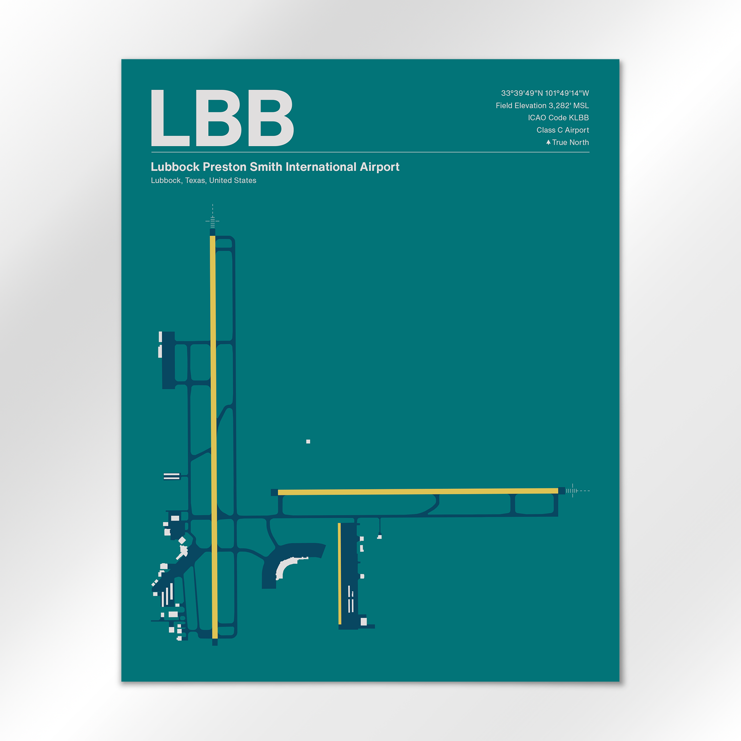 LBB Airport Diagram
