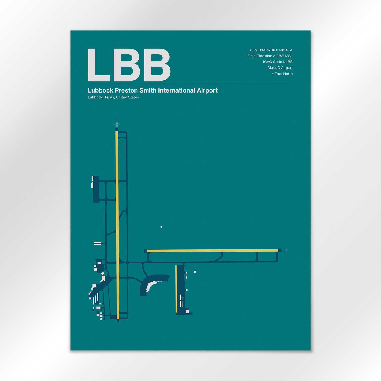 LBB Airport Diagram