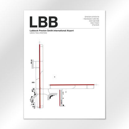 LBB Airport Diagram