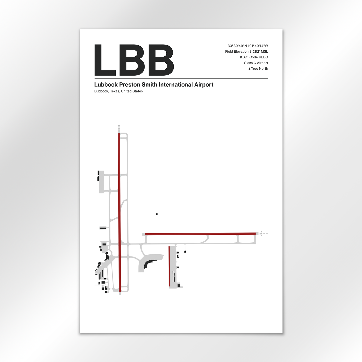 LBB Airport Diagram