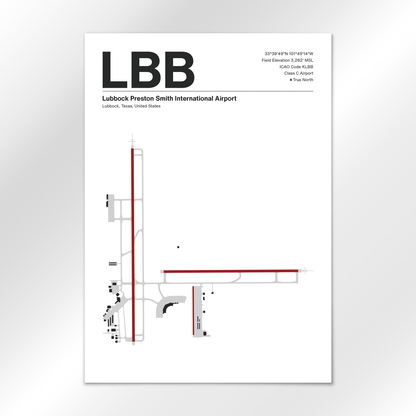 LBB Airport Diagram