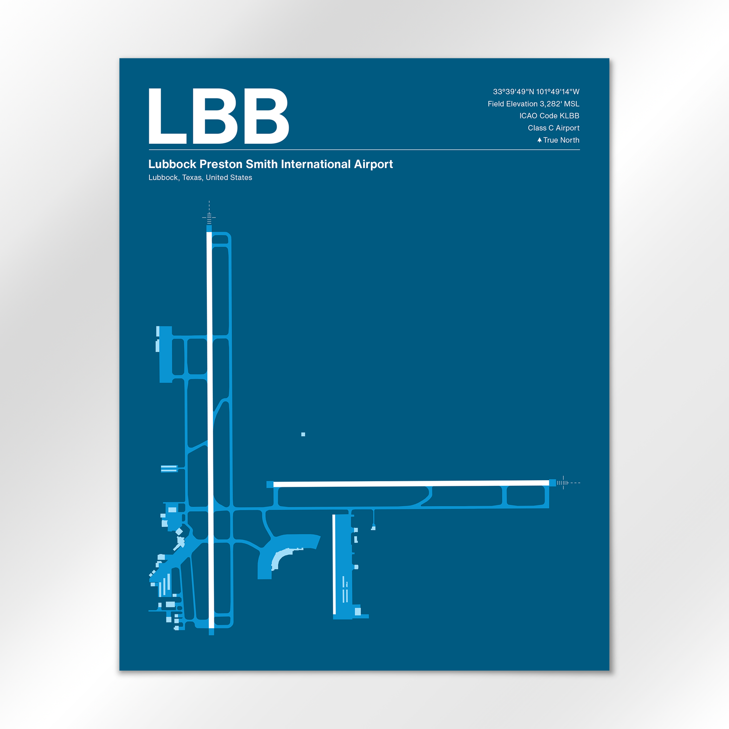 LBB Airport Diagram