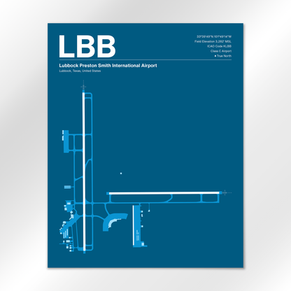 LBB Airport Diagram