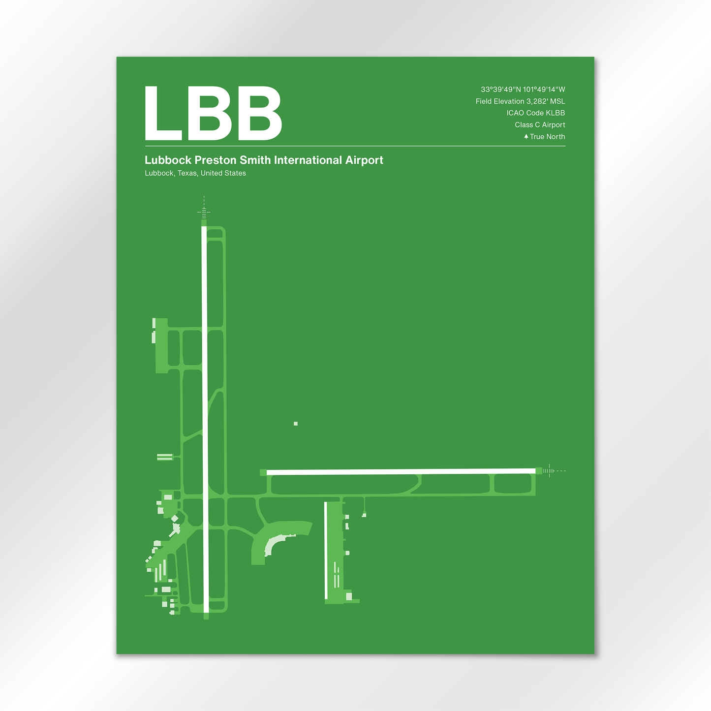LBB Airport Diagram