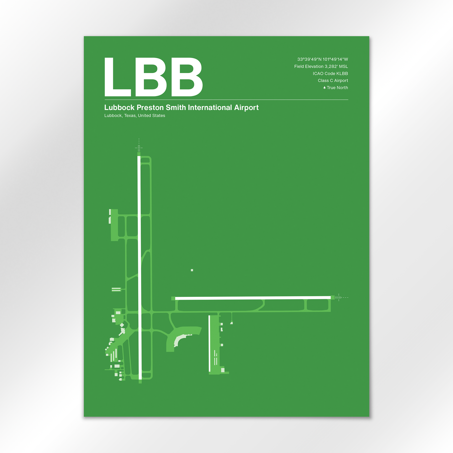LBB Airport Diagram