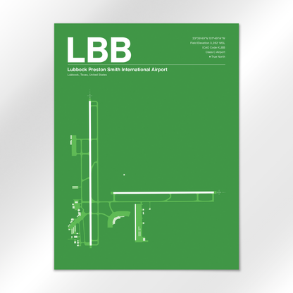 LBB Airport Diagram