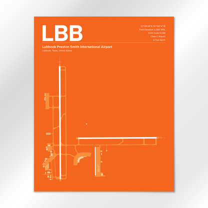 LBB Airport Diagram